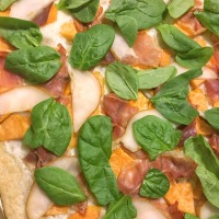 COOK  |  Sweet Potato, Prosciutto and Pear White Pizza